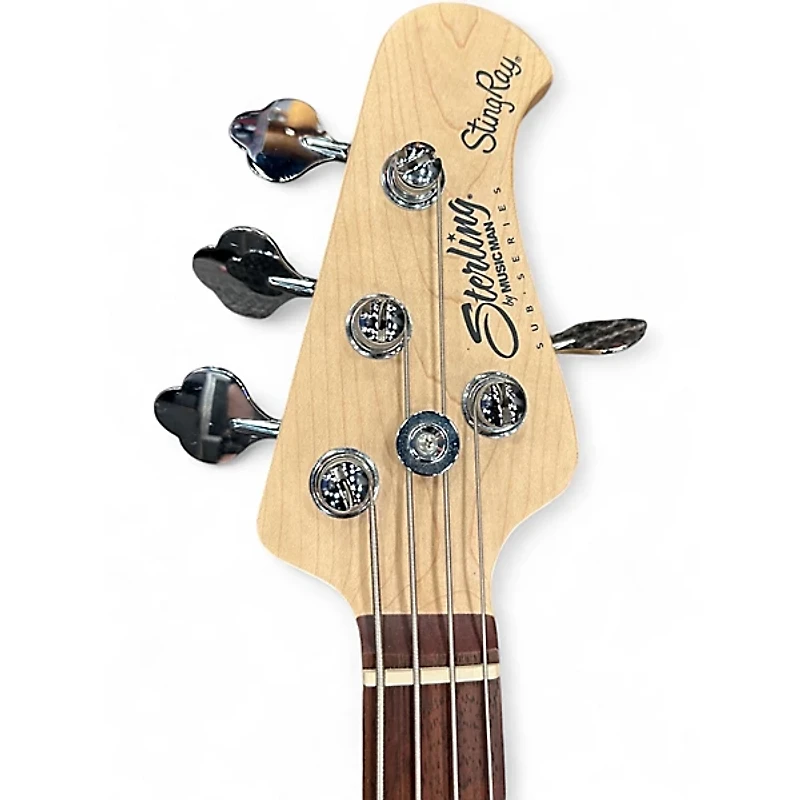 Used Sterling by Music Man Sub 4 Chopper Blue Electric Bass Guitar