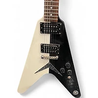 Used Dean Michael Schenker Standard Black and White Solid Body Electric Guitar