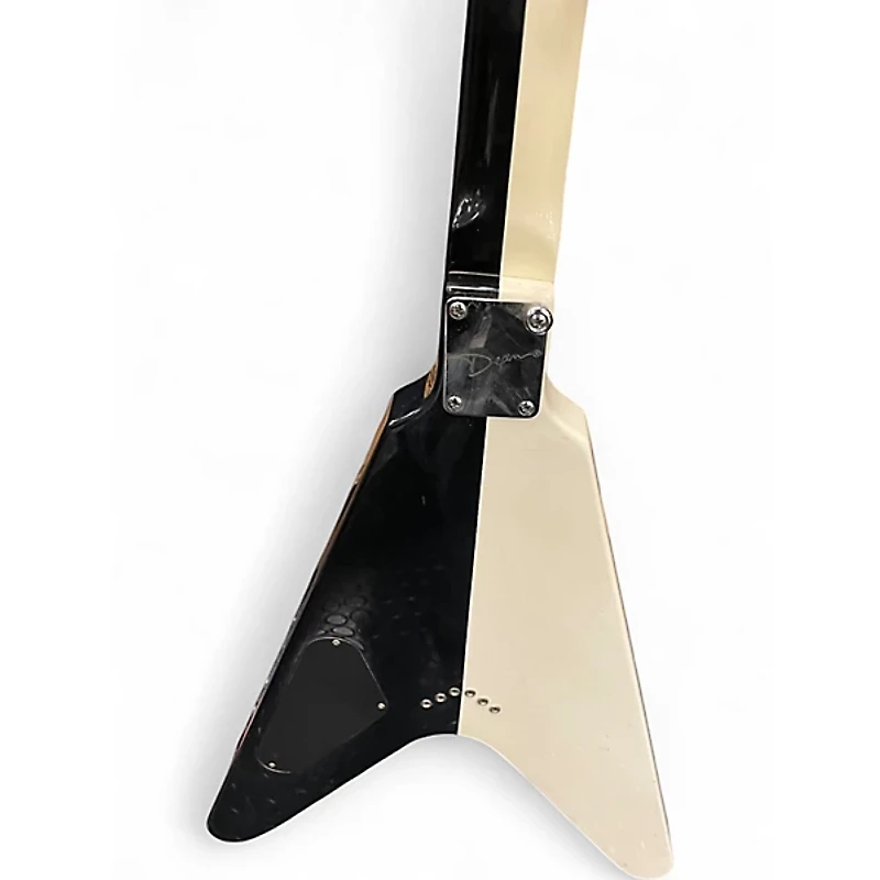Used Dean Michael Schenker Standard Black and White Solid Body Electric Guitar