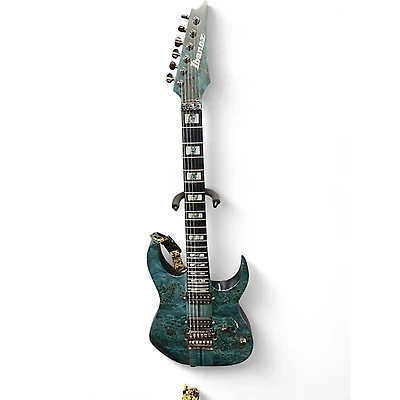 Used Ibanez RGT1220PBK Cosmic Blue Low Gloss Solid Body Electric Guitar