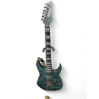 Used Ibanez RGT1220PBK Cosmic Blue Low Gloss Solid Body Electric Guitar