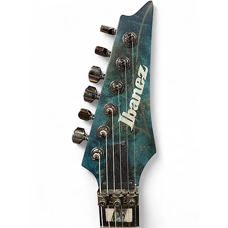 Used Ibanez RGT1220PBK Cosmic Blue Low Gloss Solid Body Electric Guitar