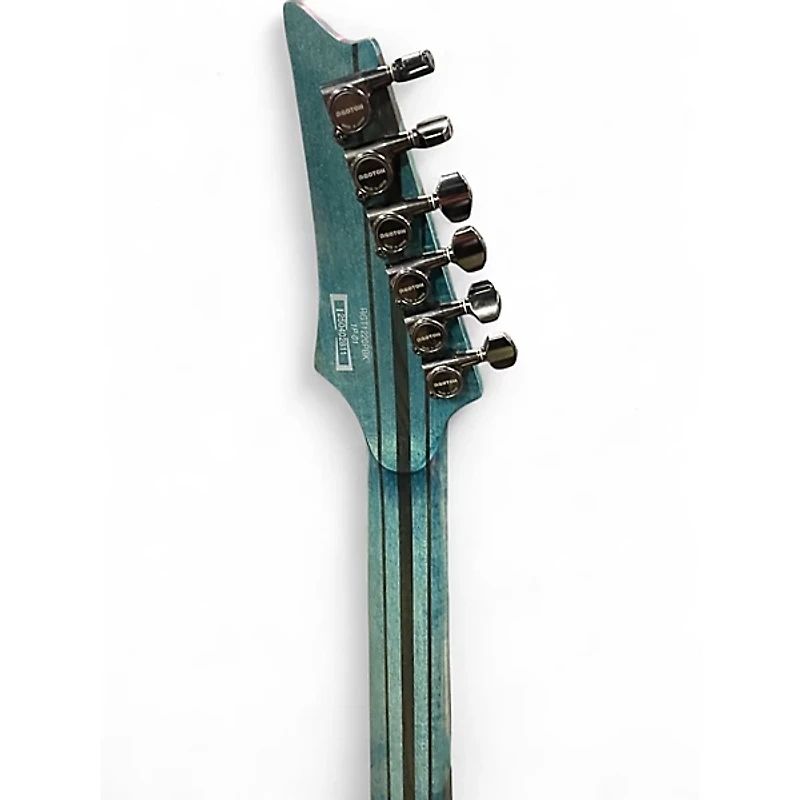 Used Ibanez RGT1220PBK Cosmic Blue Low Gloss Solid Body Electric Guitar