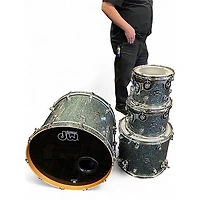 Used DW 4 Piece Performance Series Ocean galaxy Drum Kit