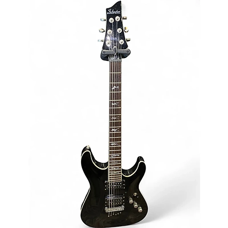 Used Schecter Guitar Research XXX Black Solid Body Electric Guitar
