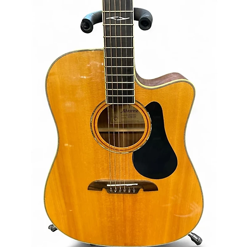 Used Alvarez AD60CE Artist Series Dreadnought Natural Acoustic Electric Guitar