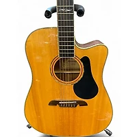 Used Alvarez AD60CE Artist Series Dreadnought Natural Acoustic Electric Guitar