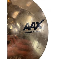 Used SABIAN 8in AAX Splash Brilliant Cymbal