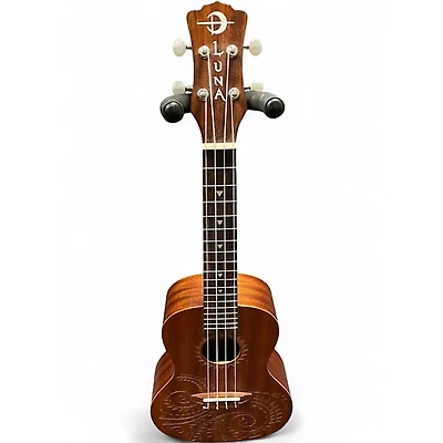 Used Luna Concert Tattoo Natural Ukulele