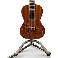 Used Luna Concert Tattoo Natural Ukulele