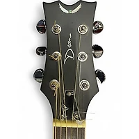 Used Dean resonator cutaway natural Acoustic Electric Guitar