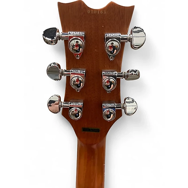 Used Dean resonator cutaway natural Acoustic Electric Guitar