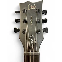 Used ESP LTD EC1000B Black Solid Body Electric Guitar