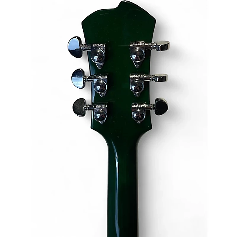 Used Agile 2000 Green Solid Body Electric Guitar