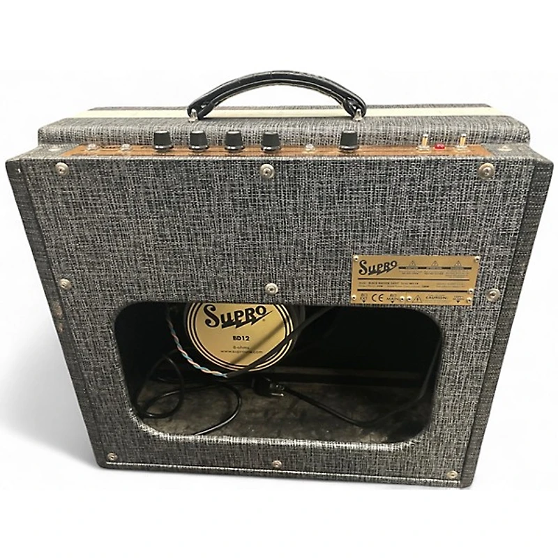 Used Supro 1695T Black Magick 25W 1x12 Tube Guitar Combo Amp