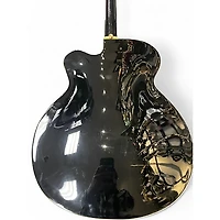 Used Oscar Schmidt OE40B Black Hollow Body Electric Guitar