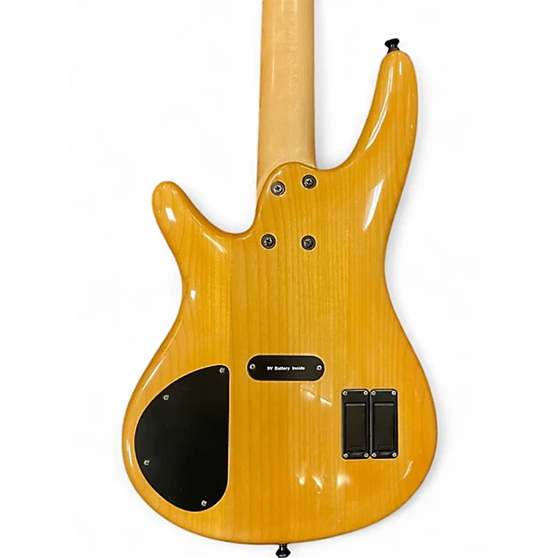 Used Ibanez SR405 5 String Natural Electric Bass Guitar