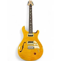 Used PRS SE Custom 22 Semi-Hollowbody Natural Hollow Body Electric Guitar
