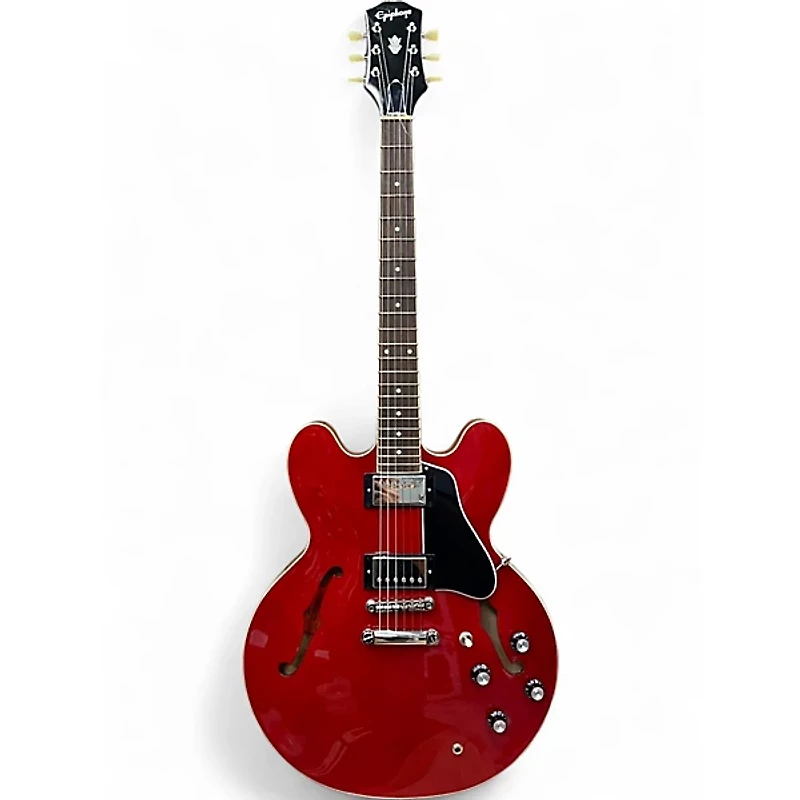 Used Epiphone ES335 Cherry Hollow Body Electric Guitar