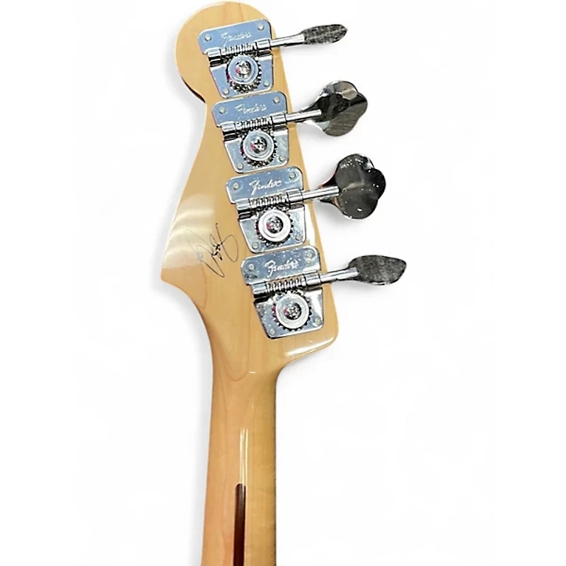 Used Fender Geddy Lee Signature Jazz Bass Black Electric Bass Guitar