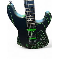 Used Charvel Pro Mod San Dimas HH HT Green Glow Solid Body Electric Guitar