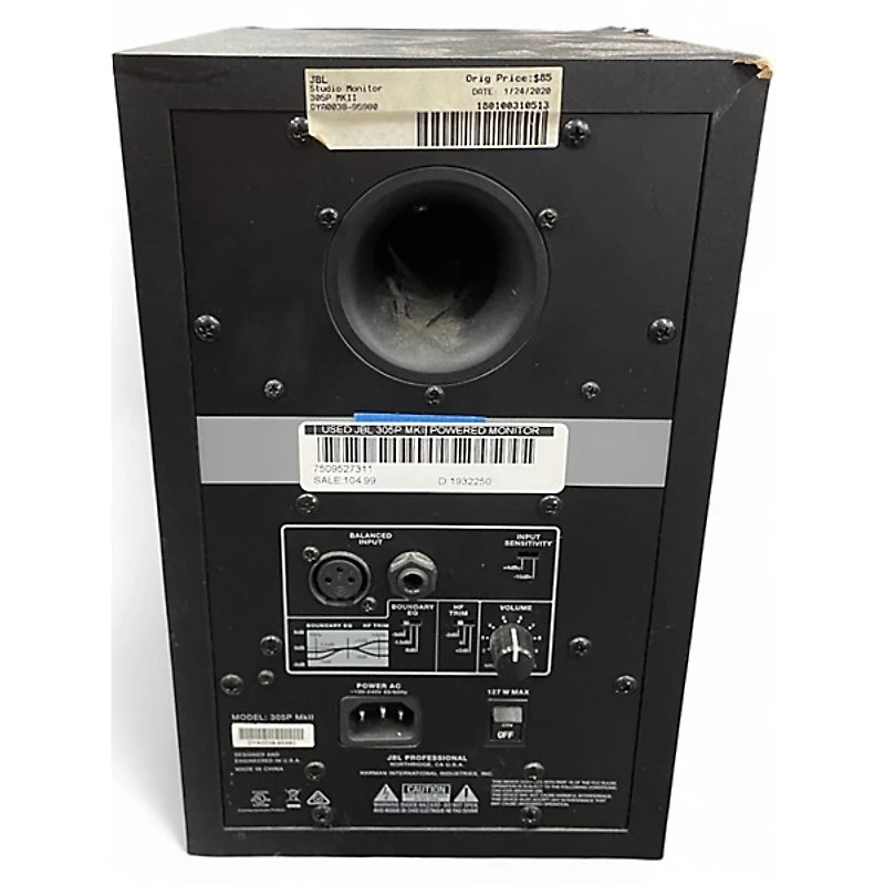Used JBL 305P MKII Powered Monitor