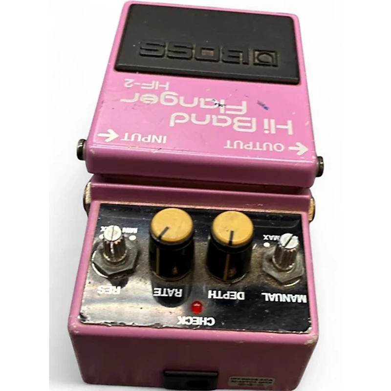 Used BOSS HF2 Hi Band Flanger Effect Pedal