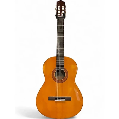 Used Yamaha C40 natural Classical Acoustic Guitar