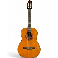 Used Yamaha C40 natural Classical Acoustic Guitar