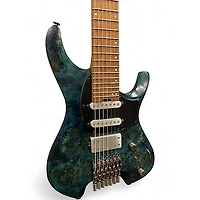 Used Ibanez Q547PB Cosmic Blue Solid Body Electric Guitar