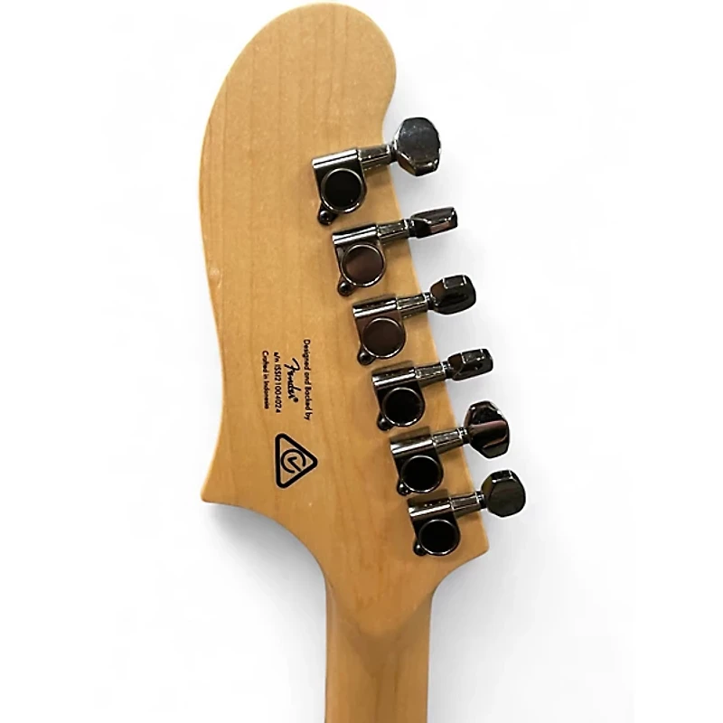 Used Squier Contemporary Active Starcaster Surf Pearl Hollow Body Electric Guitar