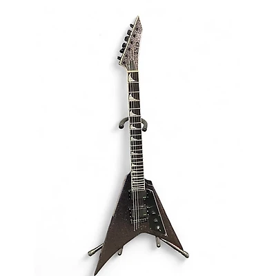 Used ESP LTD KHV BLACK SPARKLE Solid Body Electric Guitar