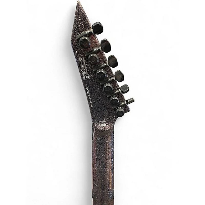 Used ESP LTD KHV BLACK SPARKLE Solid Body Electric Guitar