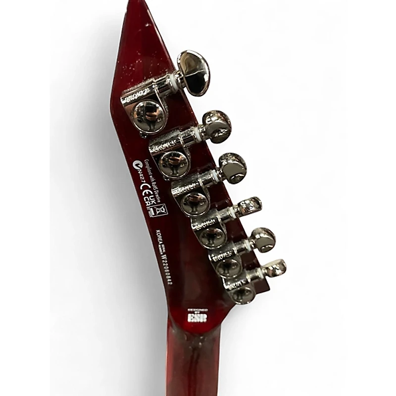 Used ESP LTD MH1000 Deluxe Red Solid Body Electric Guitar