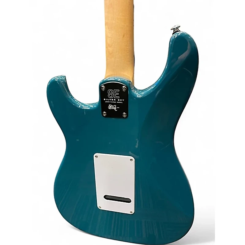 Used PRS SE Silver Sky Nylon Blue Solid Body Electric Guitar