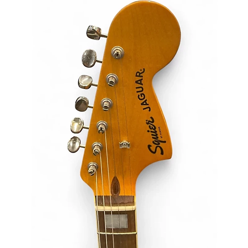 Used Squier CLASSIC VIBE 70'S JAGUAR Daphne Blue Solid Body Electric Guitar