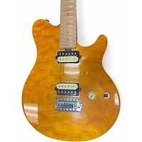 Used OLP MM1 Amber Solid Body Electric Guitar
