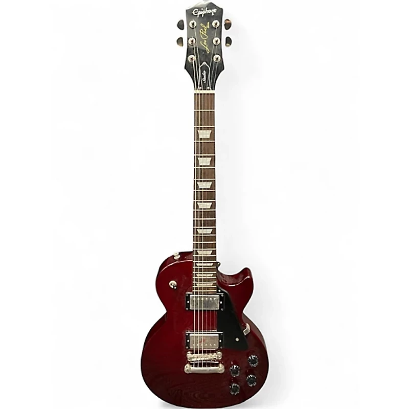 Used Epiphone Les Paul Studio Wine Red Solid Body Electric Guitar