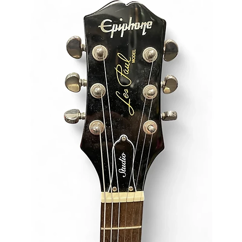 Used Epiphone Les Paul Studio Wine Red Solid Body Electric Guitar