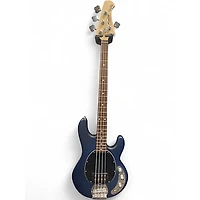 Used Sterling by Music Man Sub 4 Trans Blue Electric Bass Guitar
