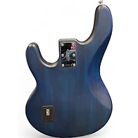 Used Sterling by Music Man Sub 4 Trans Blue Electric Bass Guitar