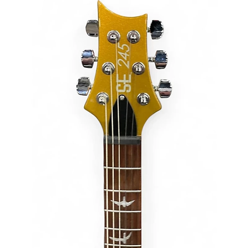 Used PRS SE245 Gold Solid Body Electric Guitar