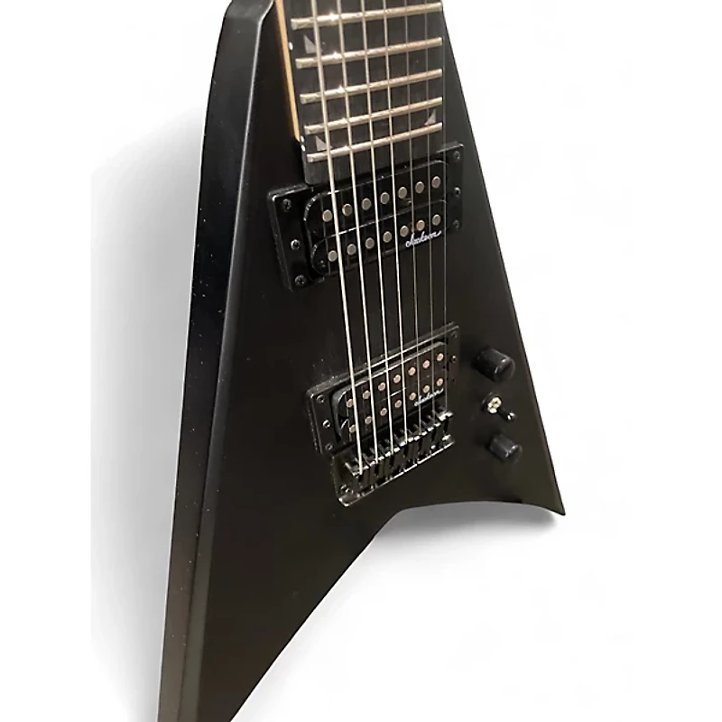 Used Jackson JS22-7 KING V Black Solid Body Electric Guitar