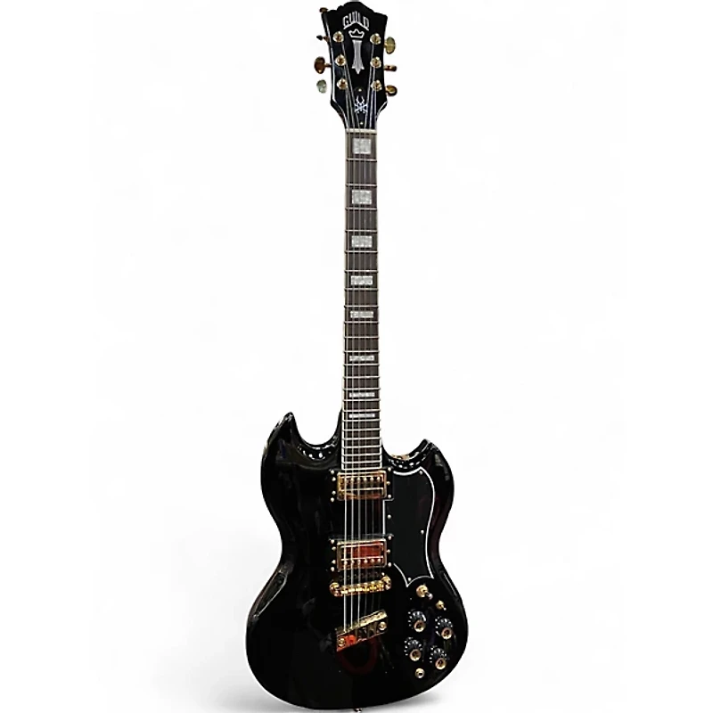 Used 2020s Guild KIM THAYIL POLARA Black Solid Body Electric Guitar