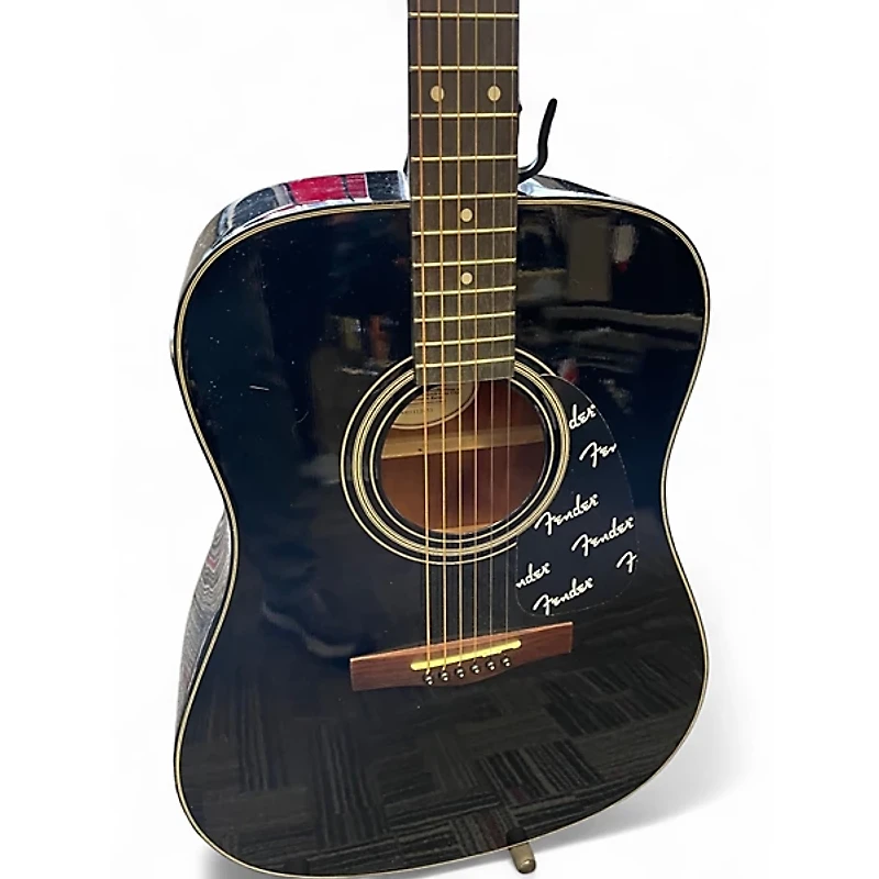 Used Fender DG11E Black Acoustic Electric Guitar