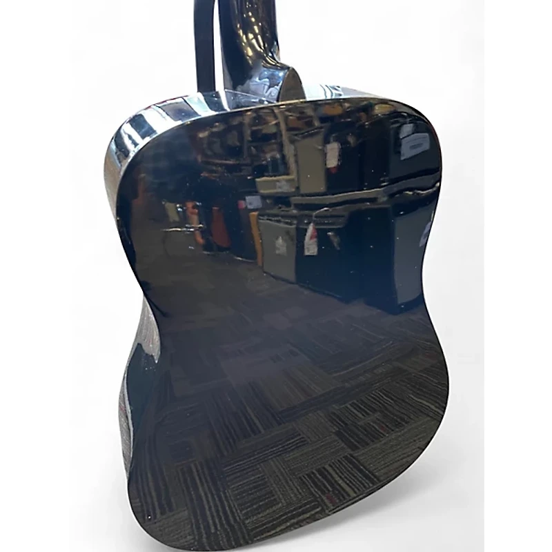 Used Fender DG11E Black Acoustic Electric Guitar