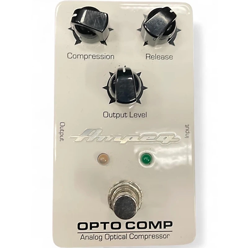 Used Ampeg Opto Comp Analog Optical Compressor Effect Pedal