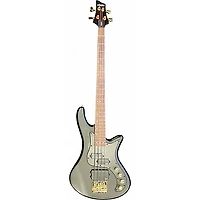 Used Schecter Guitar Research Stiletto Stealth- Satin Black Electric Bass Guitar