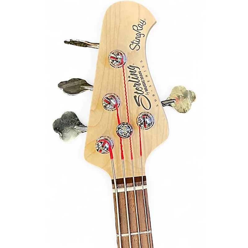 Used Sterling by Music Man SUB Stingray Ray4 Satin Black Electric Bass Guitar