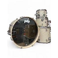 Used PDP by DW 4 Piece Concept Series Twisted Ivory Drum Kit